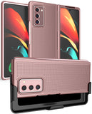 Hard Case Cover and Belt Clip Holster Stand Combo for Samsung Galaxy Z Fold 2 5G