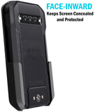 Black Anchor Lock Belt Clip Holster Case for Kyocera DuraForce Pro 3