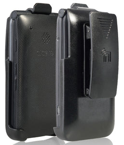 Black Belt Clip Holster Case for Alcatel Go Flip V, MyFlip, QuickFlip, A405DL