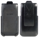 Black Belt Clip Holster Case for Alcatel Go Flip V, MyFlip, QuickFlip, A405DL