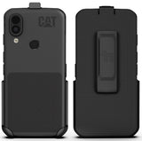 Black Rotating/Ratchet Belt Clip Holster Holder Case for CAT S62 Pro Phone