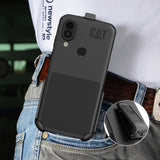 Black Rotating/Ratchet Belt Clip Holster Holder Case for CAT S62 Pro Phone