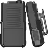 Black Rotating/Ratchet Belt Clip Holster Case for Siyata SD7 Radio