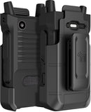 Black Rotating/Ratchet Belt Clip Holster Case for Siyata SD7 Ultra 5G PTT Radio