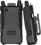 Black Rotating/Ratchet Belt Clip Holster Case for Siyata SD7 Ultra 5G PTT Radio