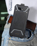 Black Belt Clip Holster Case Stand for Sonim XP5s Phone (XP5800)