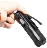 Black Belt Clip Holster Case Stand for Sonim XP5s Phone (XP5800)