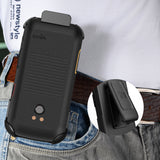 Belt Clip Holster Case for Sonim XP3 Plus 5G Phone (XP3plus X320 2025) - Black