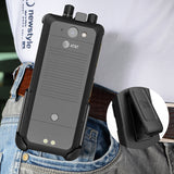 Black Rotating Belt Clip Holster Case for Sonim XP5 Plus X530 XP5900 XP5plus 5G