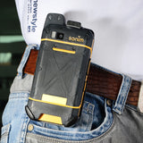 BLACK BELT CLIP HOLSTER CASE STAND FOR SONIM XP7 PHONE (XP7700)