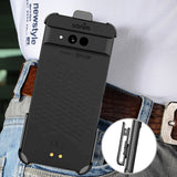 Black Rotating Belt Clip Holster Holder Case for Sonim XP Pro Thermal X802 Phone