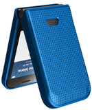 Nakedcellphone Grid Texture Hard Case Slim Cover for Iris Easy Flip 2 Phone