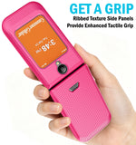 Nakedcellphone Grid Texture Hard Case Slim Cover for Iris Easy Flip 2 Phone