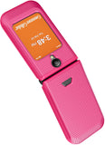 Nakedcellphone Grid Texture Hard Case Slim Cover for Iris Easy Flip 2 Phone