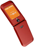 Nakedcellphone Grid Texture Hard Case Slim Cover for Iris Easy Flip 2 Phone