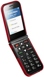Nakedcellphone Grid Texture Hard Case Slim Cover for Iris Easy Flip 2 Phone