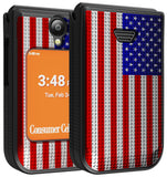 Nakedcellphone Grid Texture Hard Case Slim Cover for Iris Easy Flip 2 Phone