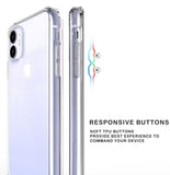 AquaFlex Transparent Anti-Shock Clear Case Slim Cover for Apple iPhone 11