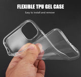 Transparent Clear Flex Gel TPU Skin Case Slim Cover for Apple iPhone 11