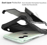 Rugged Tri-Shield Case Cover Kickstand Lanyard Strap for Apple iPhone 11