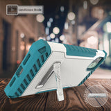 Rugged Tri-Shield Case Cover Kickstand Lanyard Strap for Apple iPhone 11