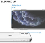 Transparent Clear Flex Gel TPU Skin Case Slim Cover for Apple iPhone 12 / 12 Pro