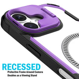 Camera Stand Case Rubber Trim for iPhone 16 - Compatible with MagSafe