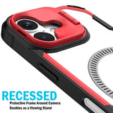 Camera Stand Case Rubber Trim for iPhone 16 - Compatible with MagSafe