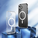 Clear Acrylic TPU Case for iPhone 16 - Compatible with MagSafe