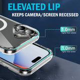 Clear Acrylic TPU Case for iPhone 17 - Compatible with MagSafe