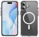 Clear Acrylic TPU Case for iPhone 17 - Compatible with MagSafe