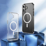 Clear Acrylic TPU Case for iPhone 17 - Compatible with MagSafe