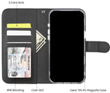 Wallet + Strap + Clear Case Combo for iPhone 17 (Compatible with Magsafe)