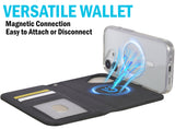 Wallet + Strap + Clear Case Combo for iPhone 17 (Compatible with Magsafe)