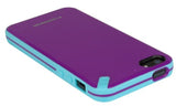 PUREGEAR PURPLE/TURQUOISE SLIM SHELL CASE HARD COVER FOR iPHONE 5 5s SE (2016)