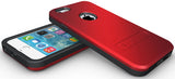 RED SLIM TOUGH SHIELD MATTE ARMOR HYBRID CASE COVER SKIN FOR iPHONE 6 4.7"