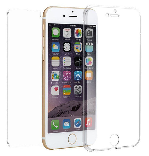 NEW TRI-MAX CLEAR SCREEN GUARD TPU CASE SLIM COVER FOR APPLE iPHONE 6 PLUS +