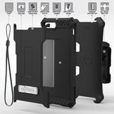 Tri-Shield Rugged Case Stand Card Slot Strap Belt Clip for iPhone SE 2022/2020