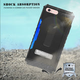 Tri-Shield Rugged Case Stand Card Slot Strap and Belt Clip for iPhone 8, 7