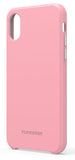 PureGear Baby Pink SOFT-TEK Case Cover + Tempered Glass for iPhone X/Xs/10/10s