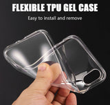 Transparent Clear Flex Gel TPU Skin Case Cover for Apple iPhone XR 6.1"