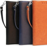 Leather Wallet Case Cover Stand Wrist Strap Lanyard for Samsung Galaxy S10e