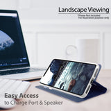 Folio Wallet Case ID Slot Cover Stand + Wrist Strap for Apple iPhone XR 6.1"