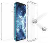 Tri-Max Clear Screen Guard Full Body TPU Wrap Case Cover for Apple iPhone XR