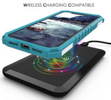 Tri-Shield Rugged Case Cover Metal Stand + Wrist Strap for Apple iPhone XR 6.1"