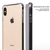 AquaFlex TPU Anti-Shock Clear Case Cover Hard Back for Apple iPhone Xs Max 6.5"