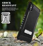 Tri-Shield Rugged Case Cover + Belt Clip Holster Strap for Apple iPhone Xs Max
