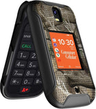 Grid Textured Hard Case Slim Cover for Consumer Cellular Iris Flip Phone
