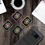 Metallic Electroplated Finish Case Flexible Cover for Apple Watch Series 4, 40mm