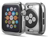 Metallic Electroplated Finish Case Flexible Cover for Apple Watch Series 4, 40mm